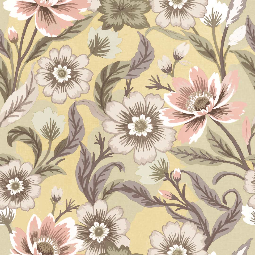 Papel Pintado Floral