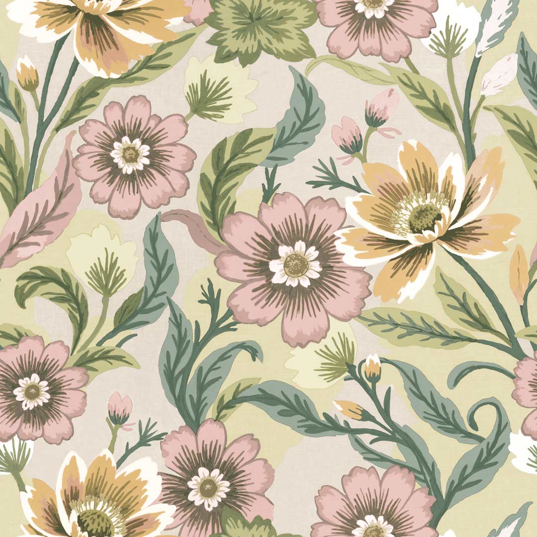 Papel Pintado Floral
