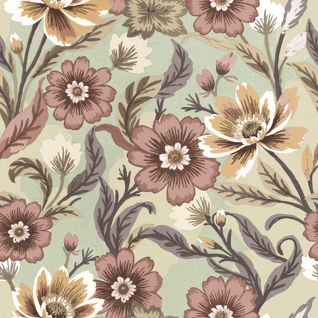 Papel Pintado Floral