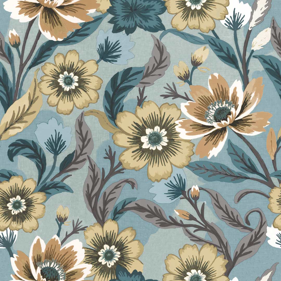 Papel Pintado Floral