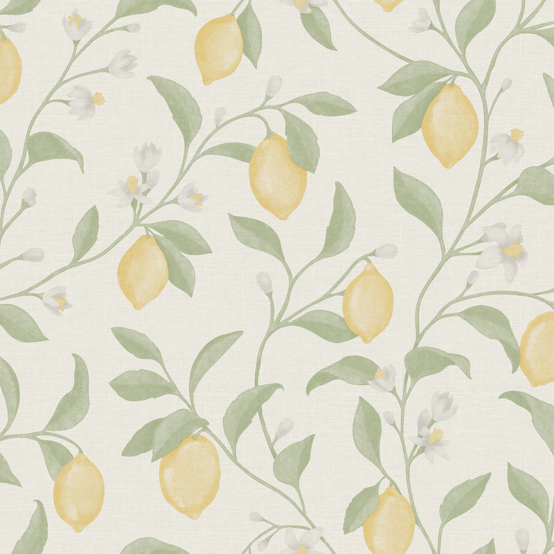 Papel Pintado limoneros