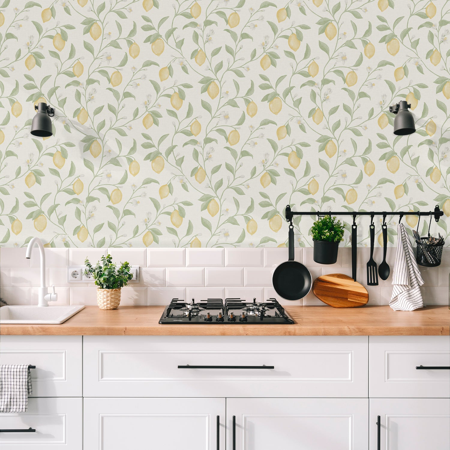 Papel Pintado limoneros