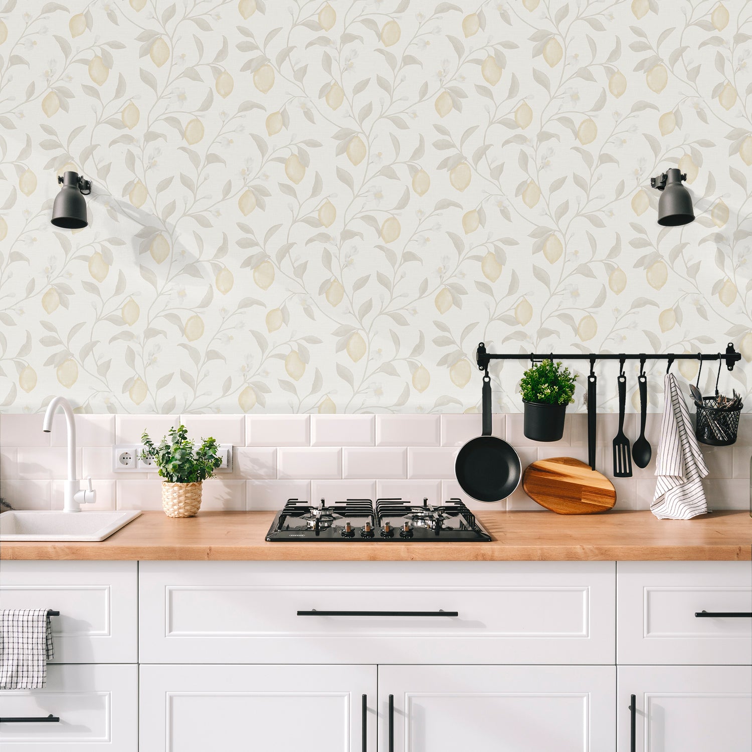 Papel Pintado limoneros