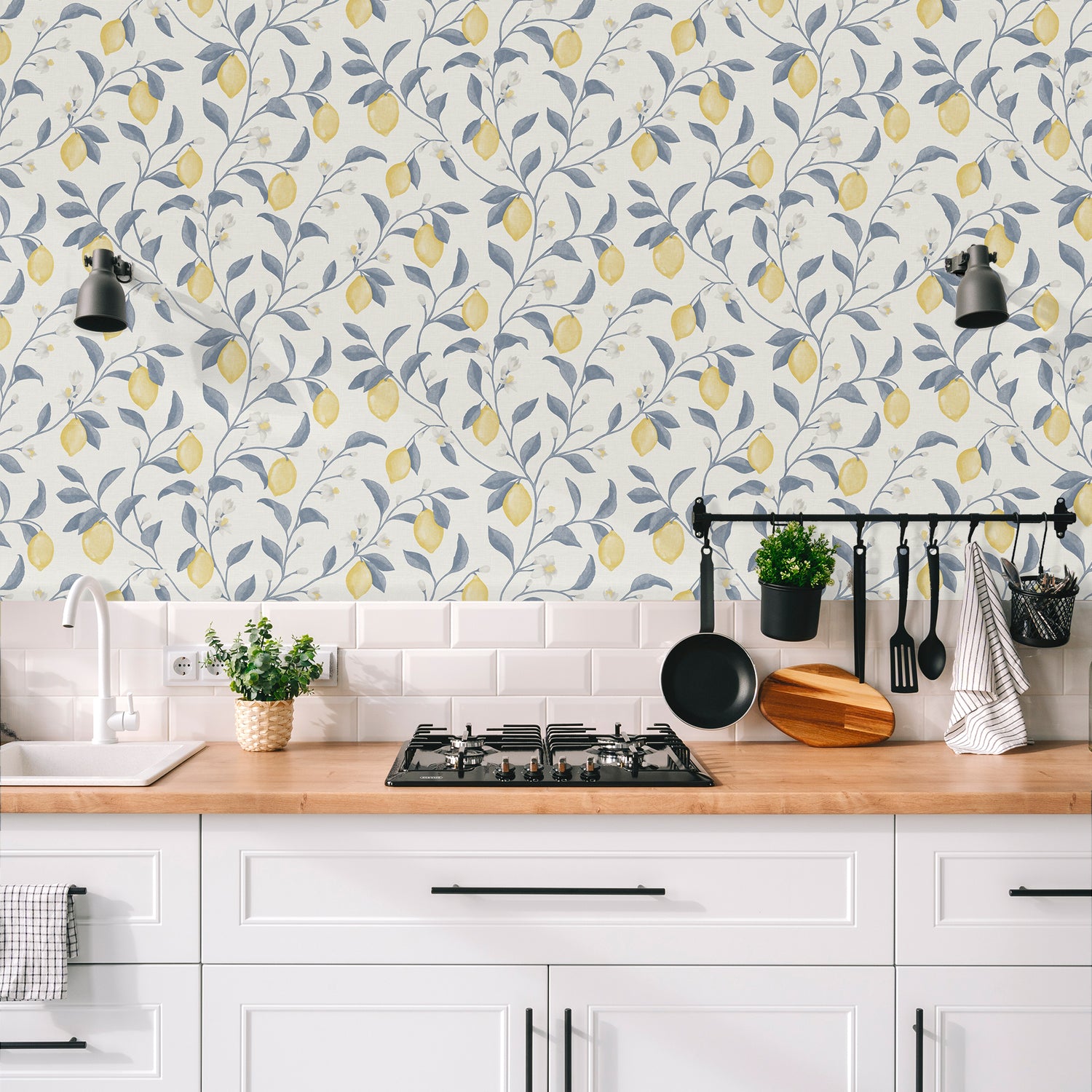 Papel Pintado limoneros