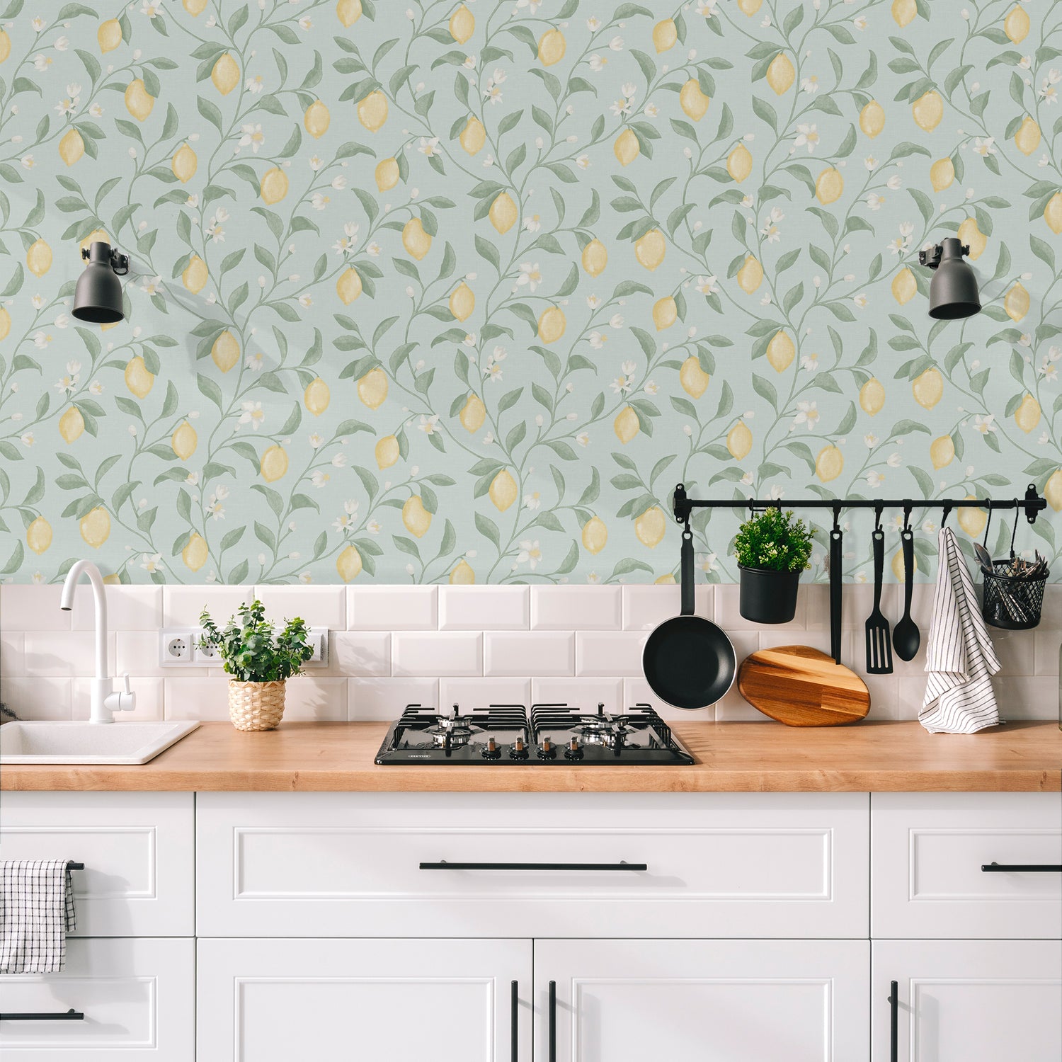 Papel Pintado limoneros