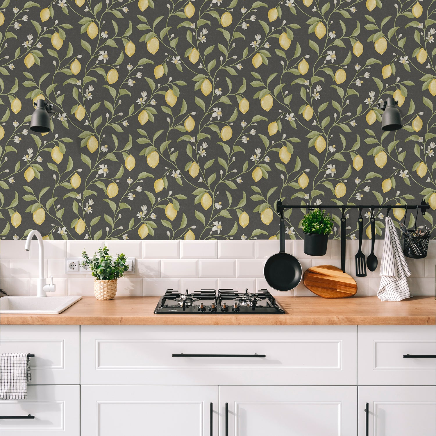 Papel Pintado limoneros