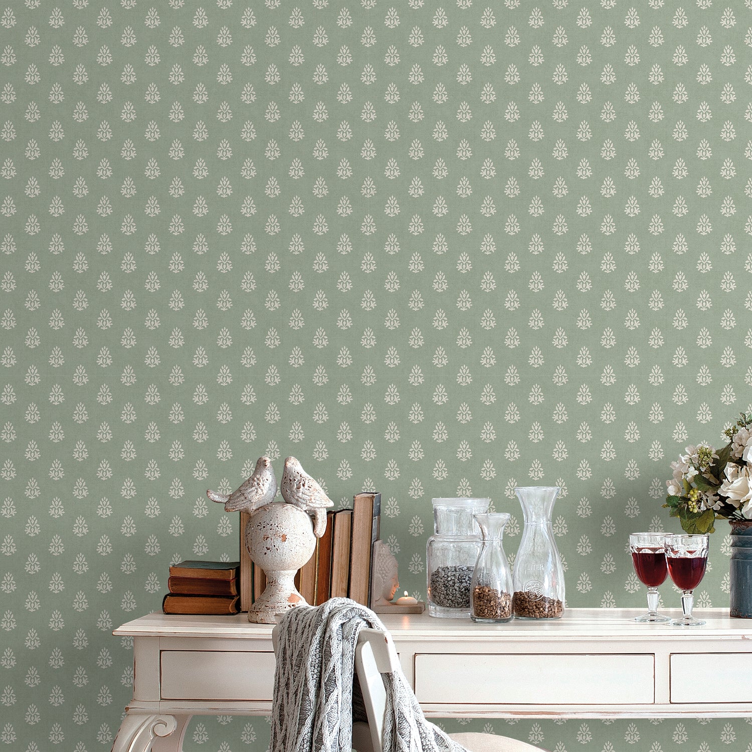 Papel Pintado de Flores