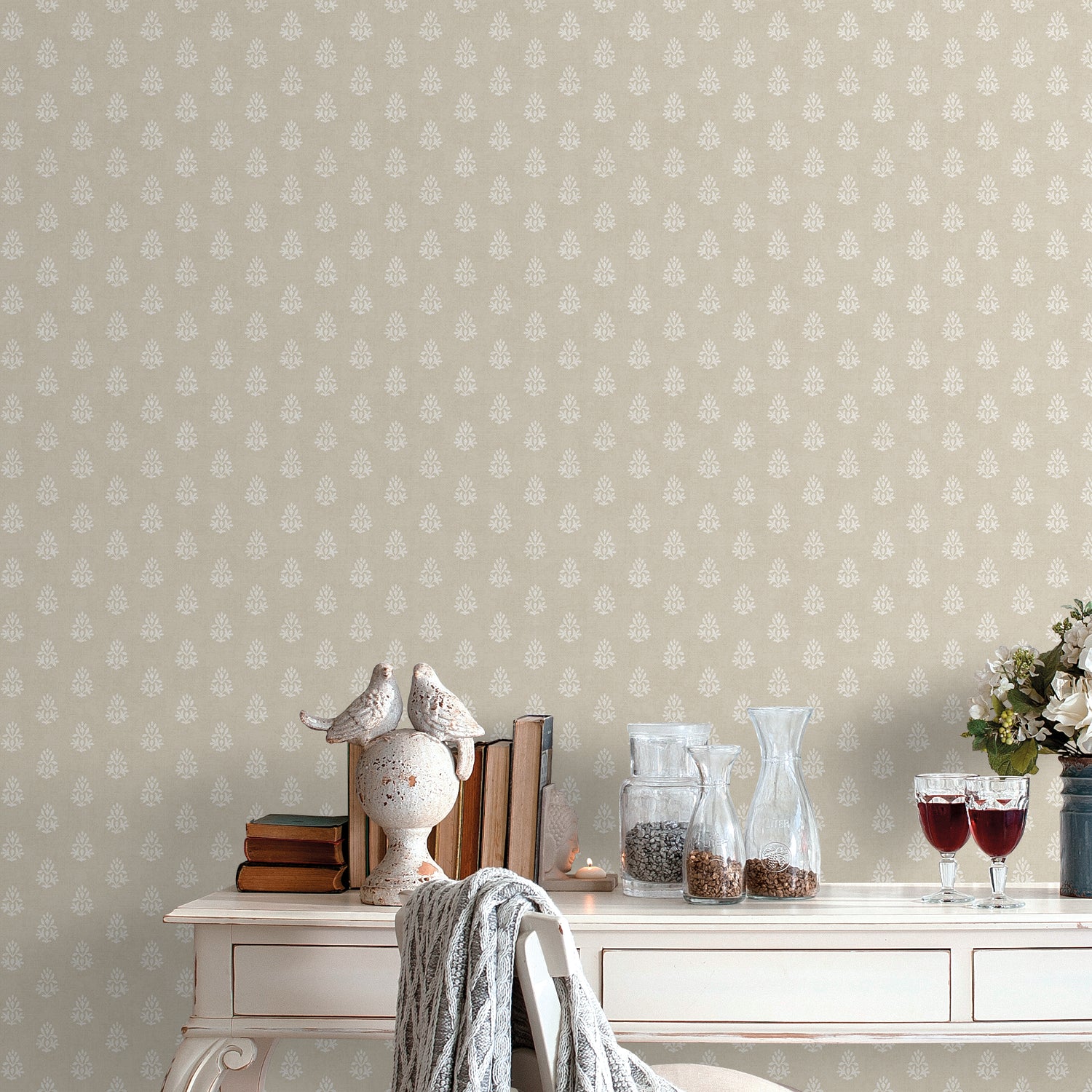 Papel Pintado de Flores