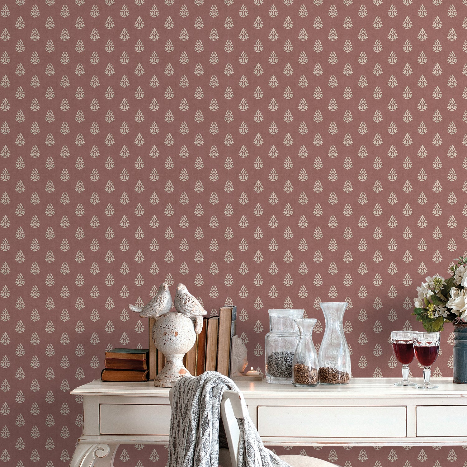 Papel Pintado de Flores
