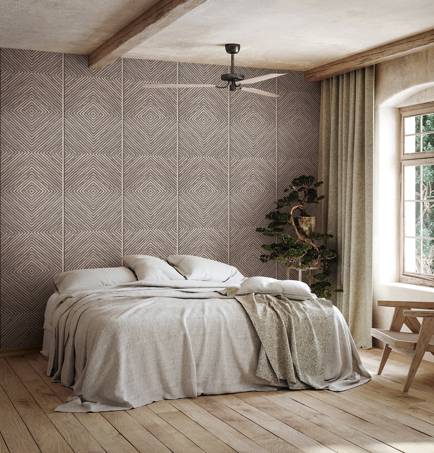 Papel Pintado Madera