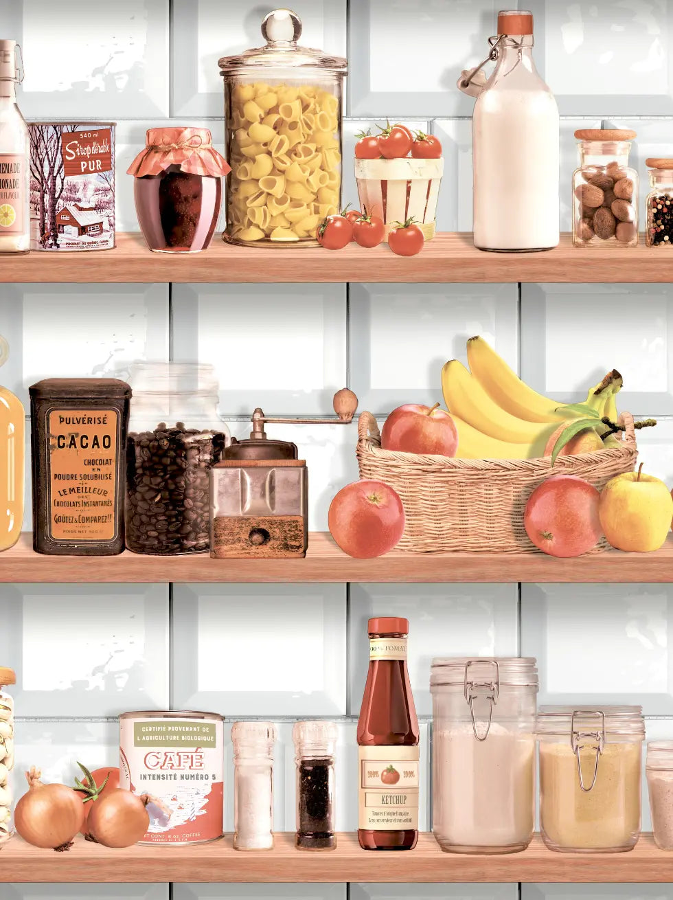 Papel Pintado Cocina Vintage