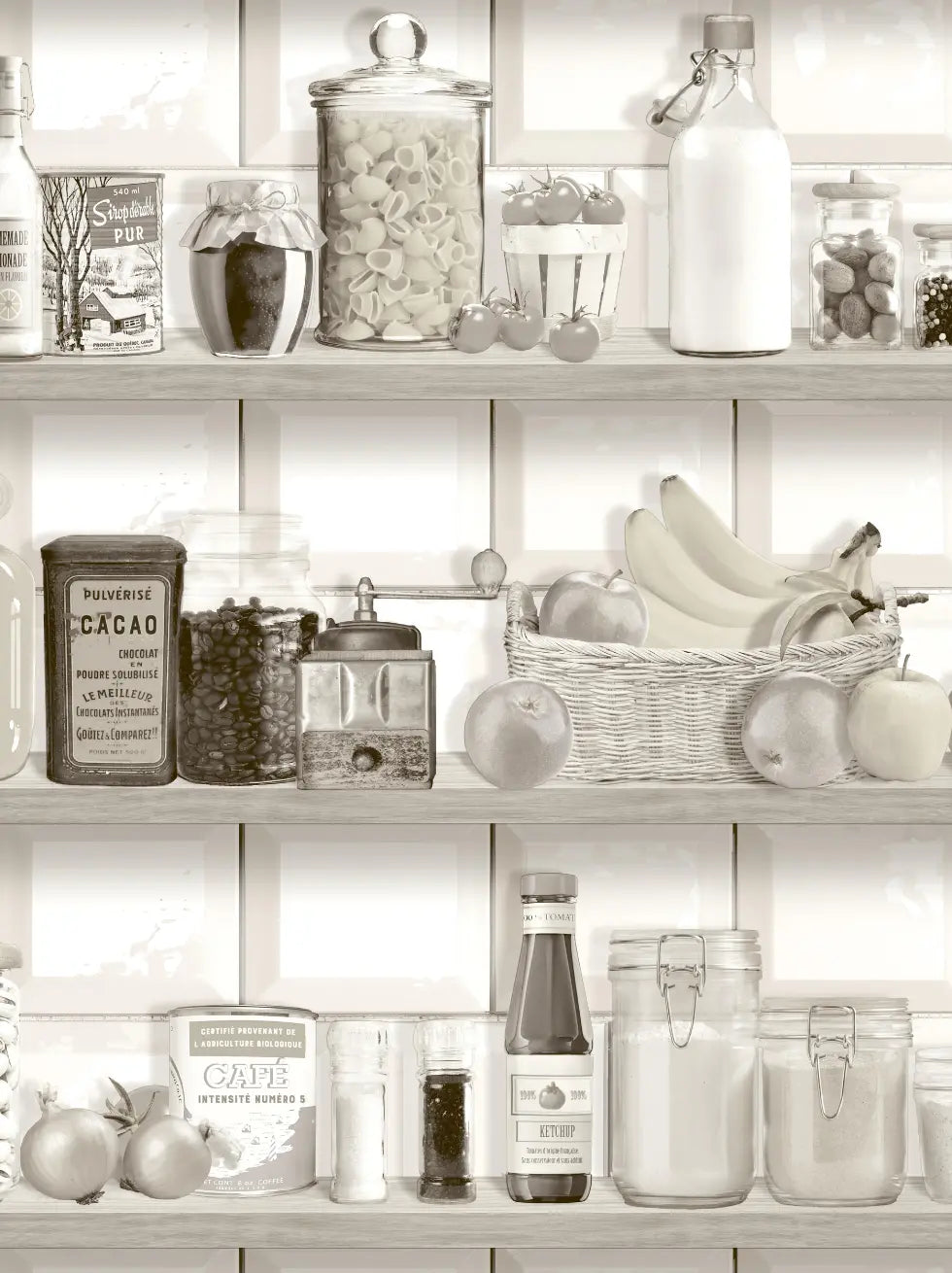 Papel Pintado Cocina Vintage