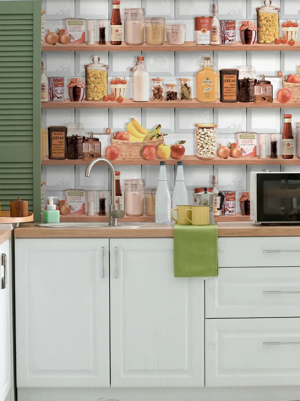 Papel Pintado Cocina Vintage