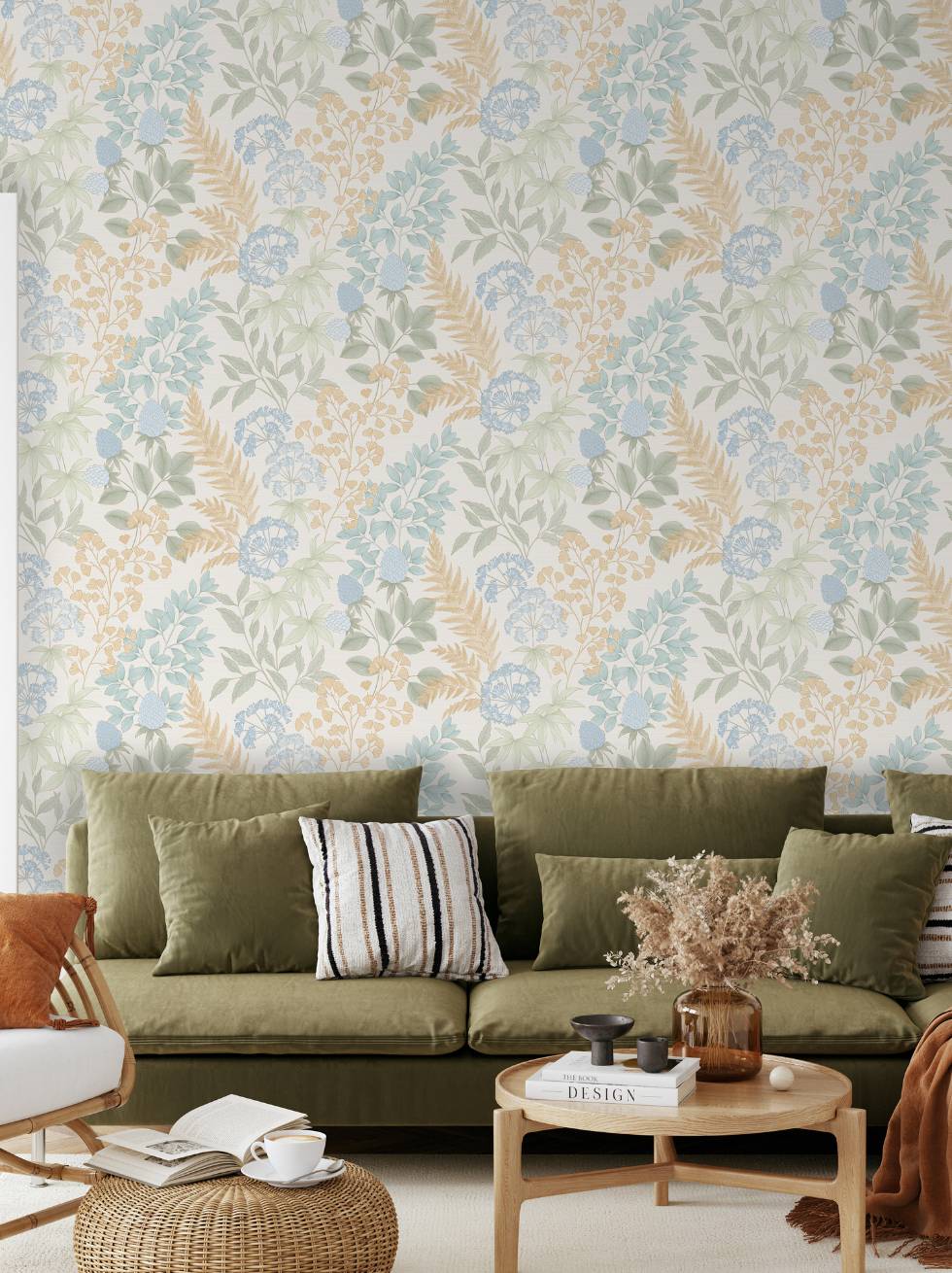 Papel Pintado Floral Vintage