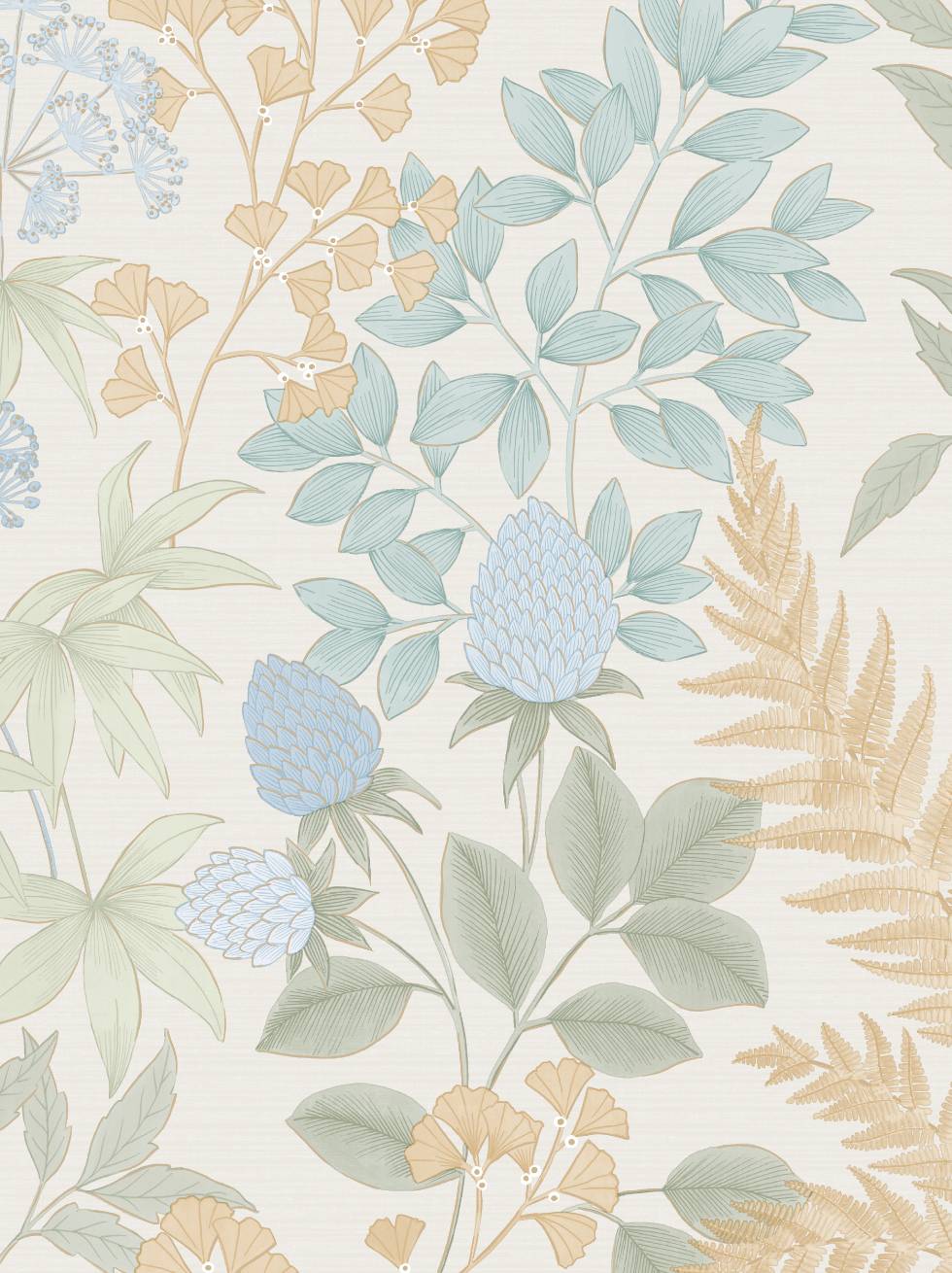 Papel Pintado Floral Vintage