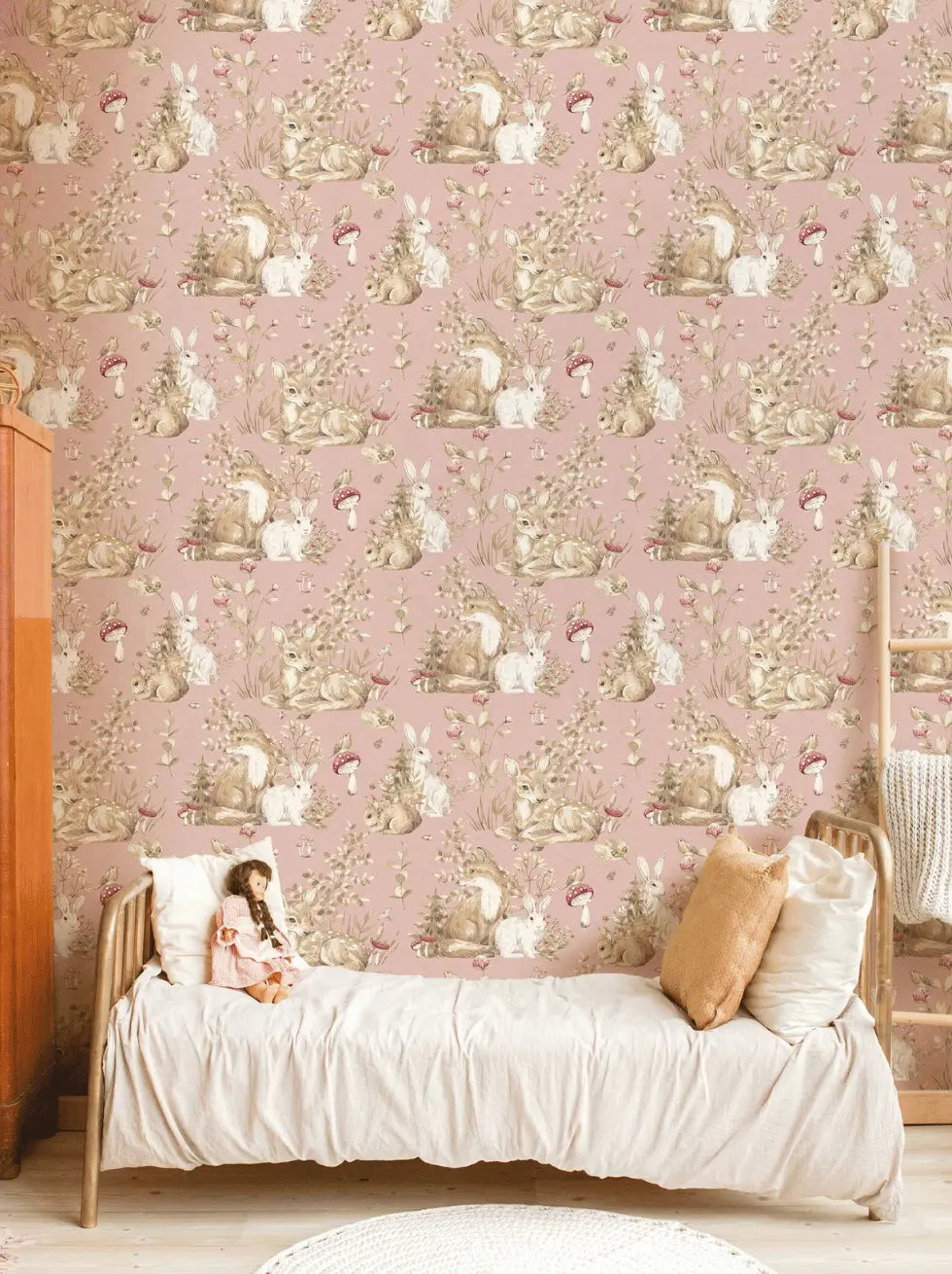 Papel Pintado Infantil Animales del Bosque