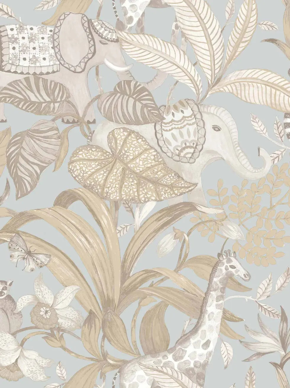 Papel Pintado Infantil Safari