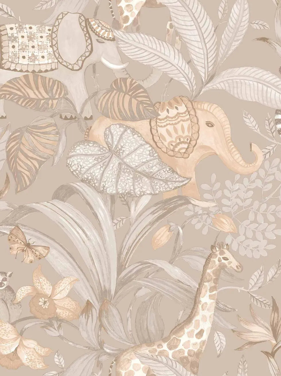 Papel Pintado Infantil Safari
