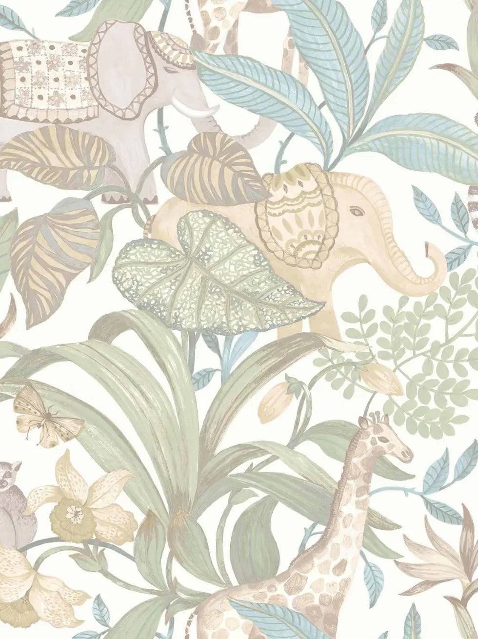 Papel Pintado Infantil Safari