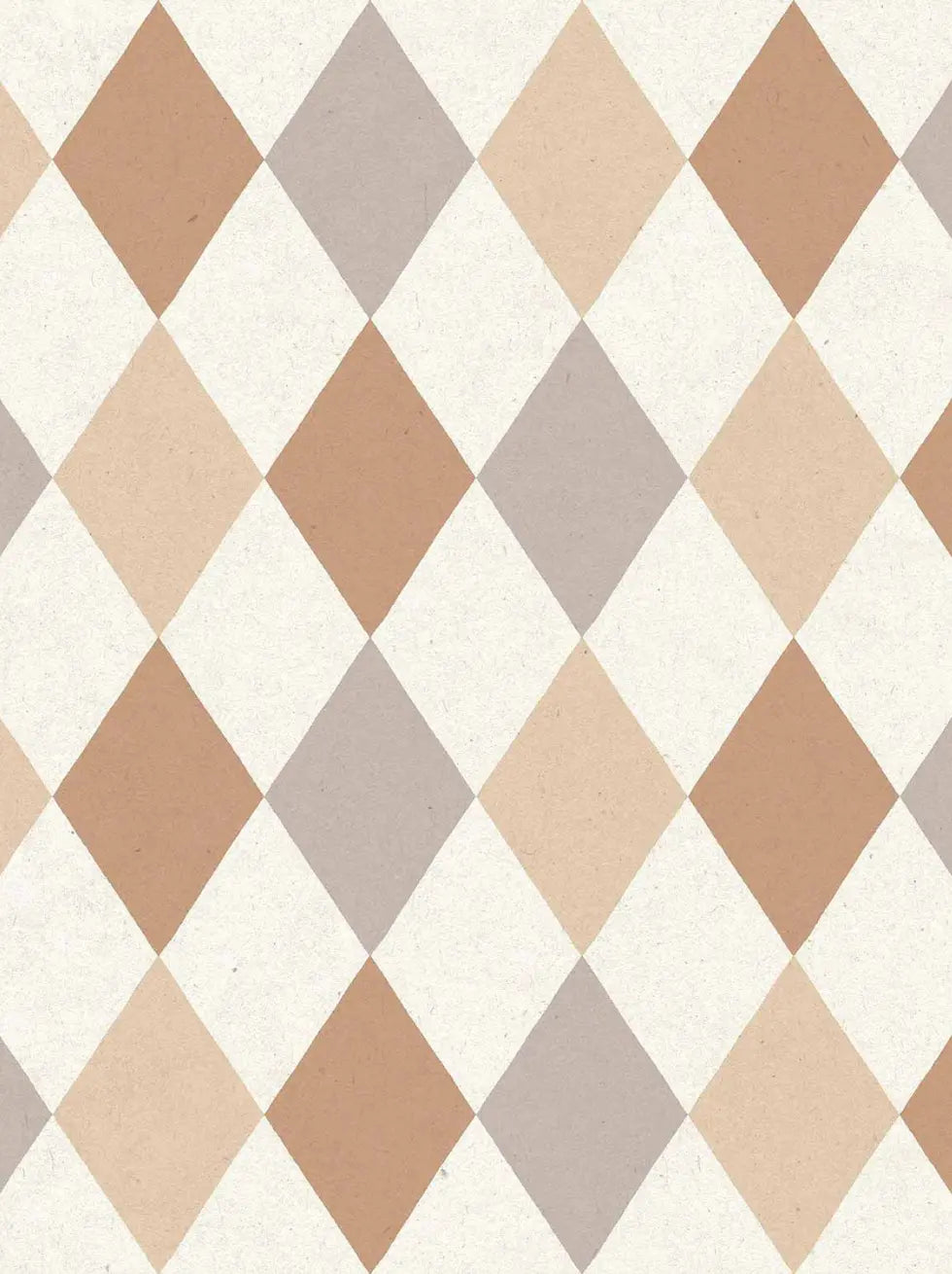 Papel Pintado Infantil Geométrico con Rombos