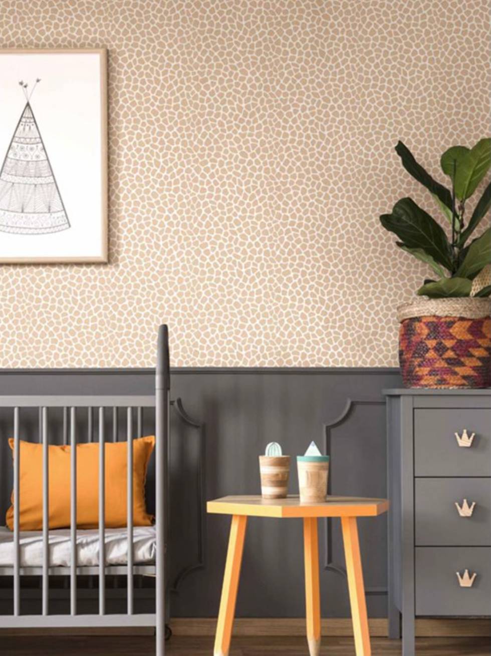 Papel Pintado Infantil Animal Print