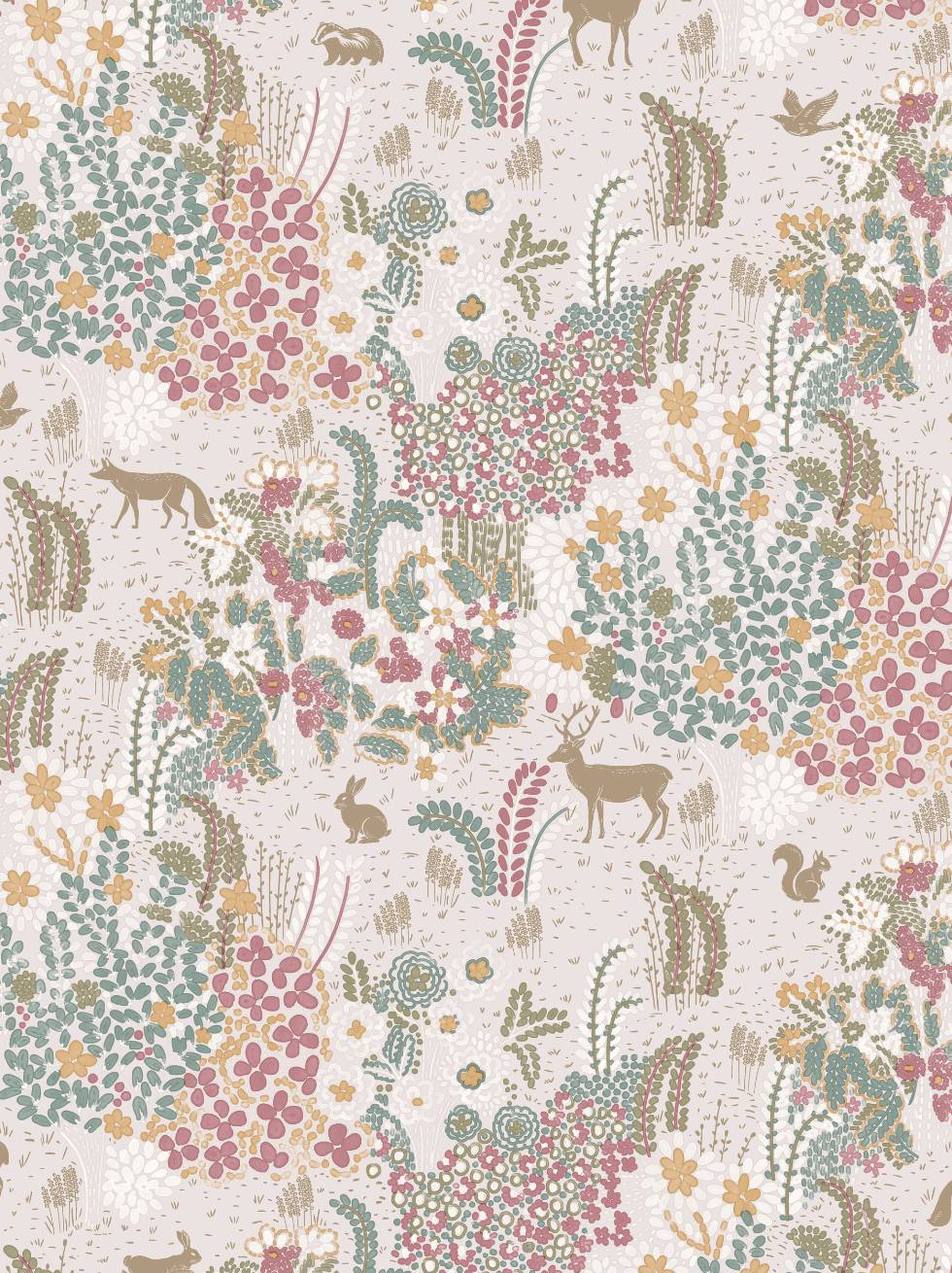 Papel Pintado Infantil Bosque Encantado