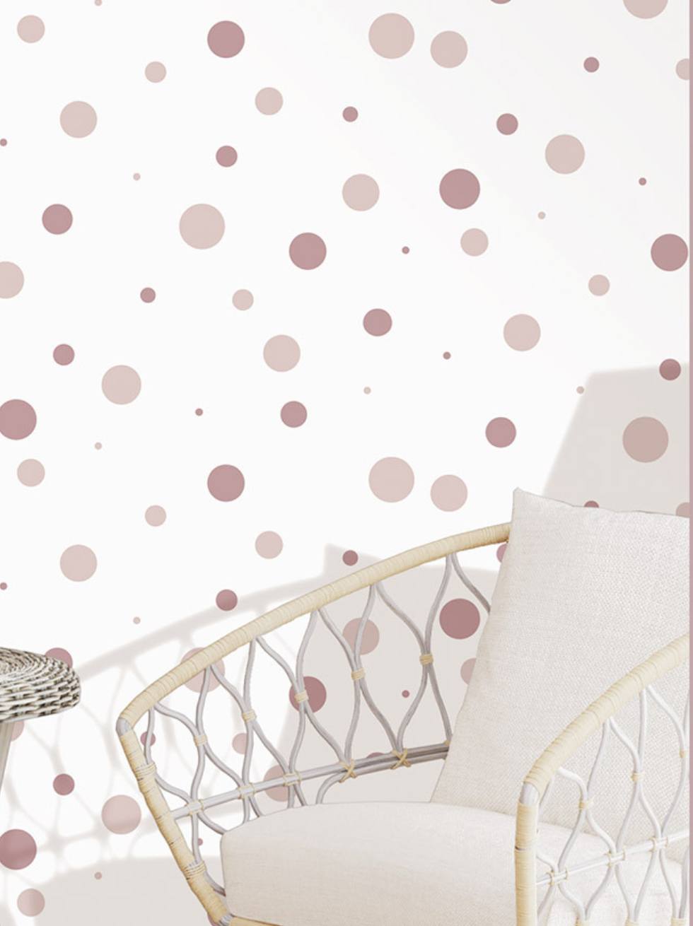 Papel Pintado Infantil con Lunares