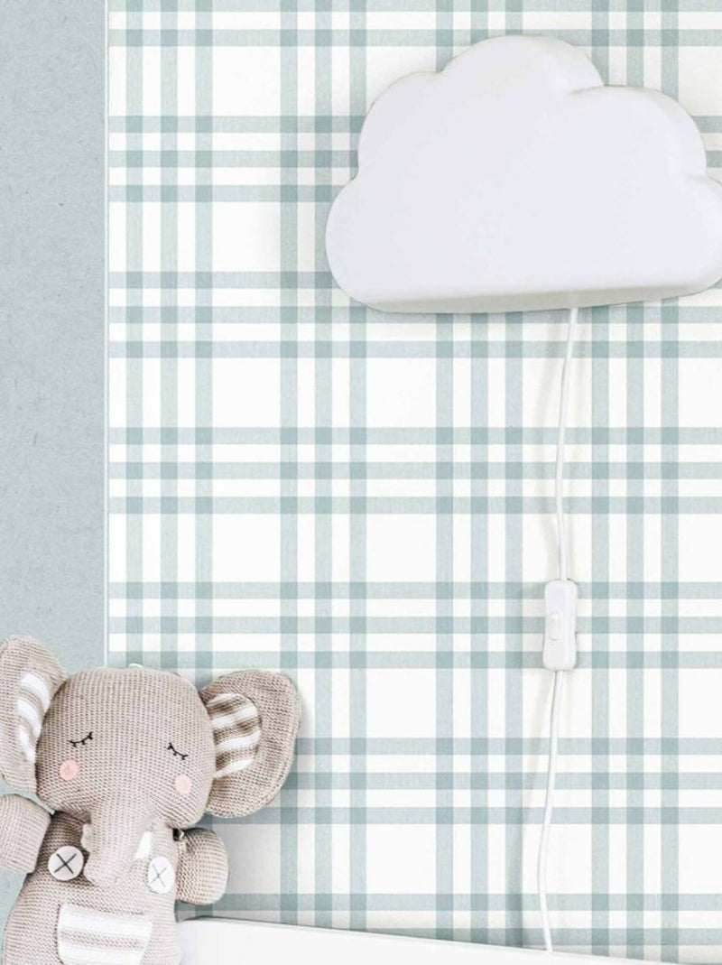 Papel Pintado Infantil Cuadros Escoceses