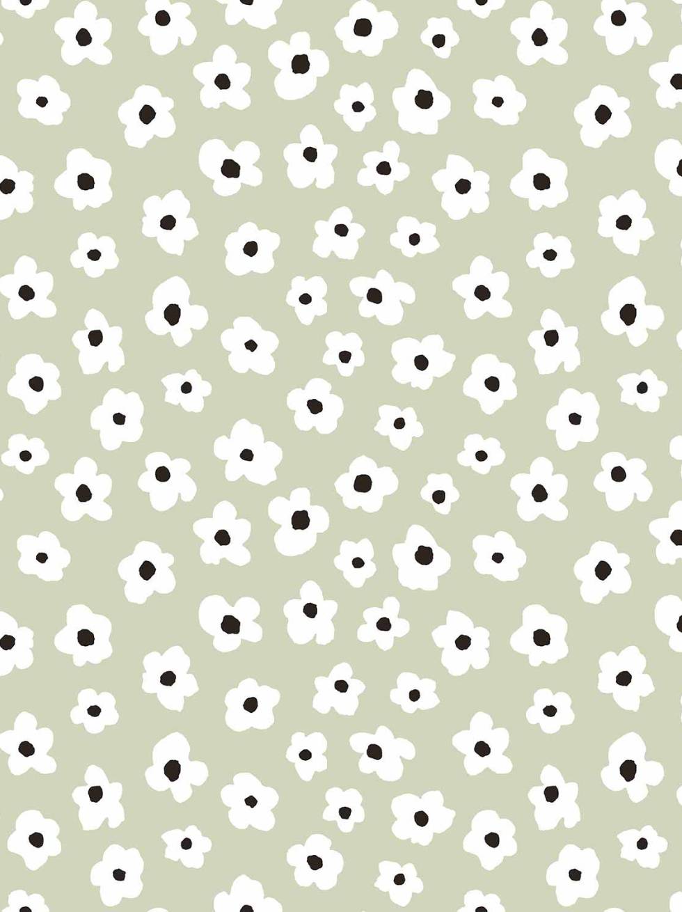 Papel Pintado Infantil con Flores